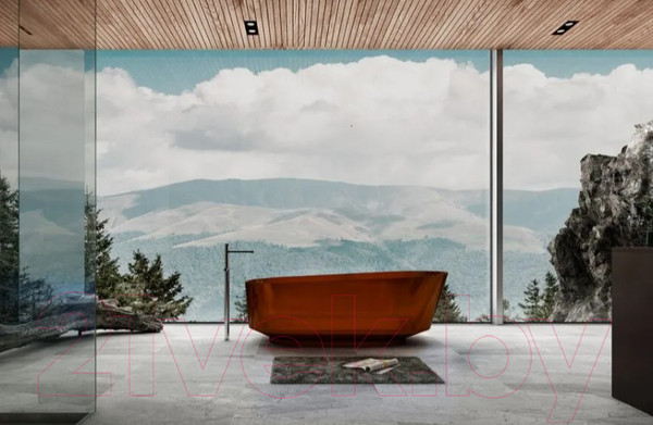 Изображение товара Ванна из полиэфирной смолы Abber Kristall AT9706 Opal (коричневый)