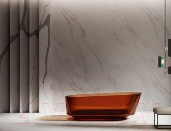 Изображение товара Ванна из полиэфирной смолы Abber Kristall AT9706 Opal (коричневый)