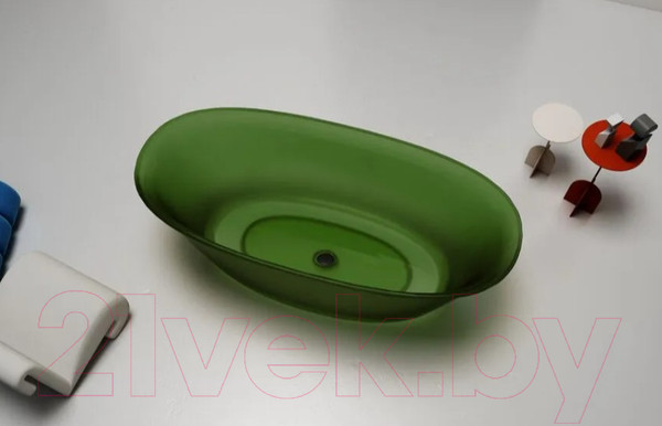 Изображение товара Ванна из полиэфирной смолы Abber Kristall AT9707 Emerald (зеленый)