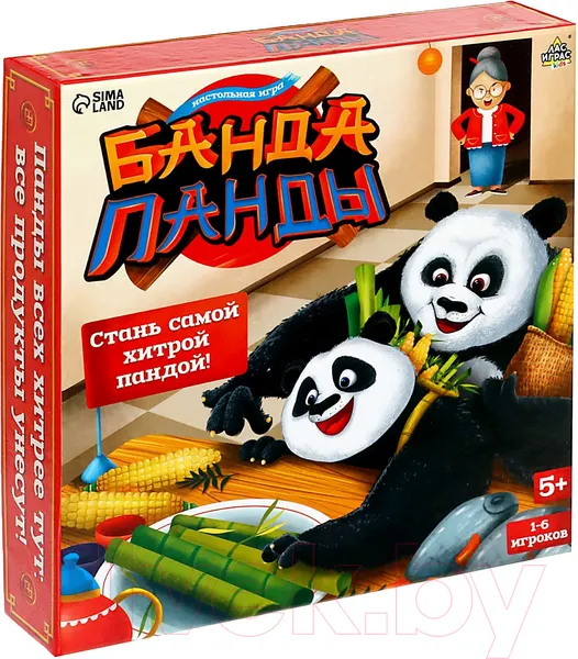Изображение товара Настольная игра Лас Играс Kids. Банда панды / 9520313