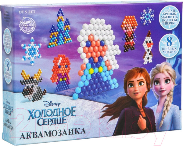 Изображение товара Развивающая игра Disney Аквамозаика. Frozen. Холодное сердце / 5511900