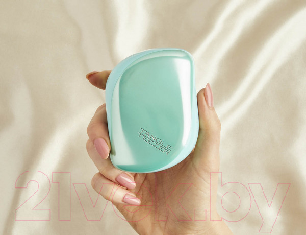 Изображение товара Расческа-массажер Tangle Teezer Compact Styler Frosted Teal Chrome