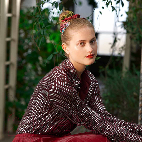 Изображение товара Набор резинок для волос Invisibobble Sprunchie Duo Mystica Merry for Love