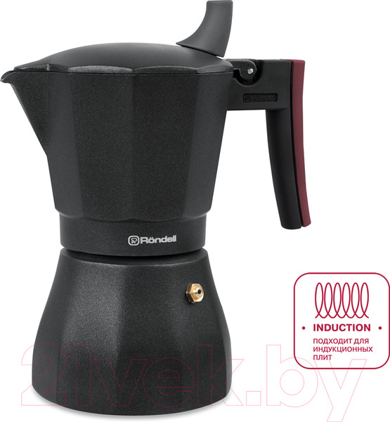 Изображение товара Гейзерная кофеварка Rondell RDA-1639 (серый)