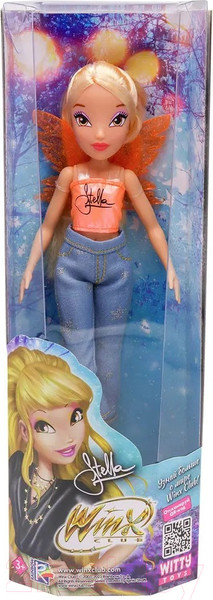Изображение товара Кукла Witty Toys Winx Club Стелла в джинсах с крыльями / IW01322203 