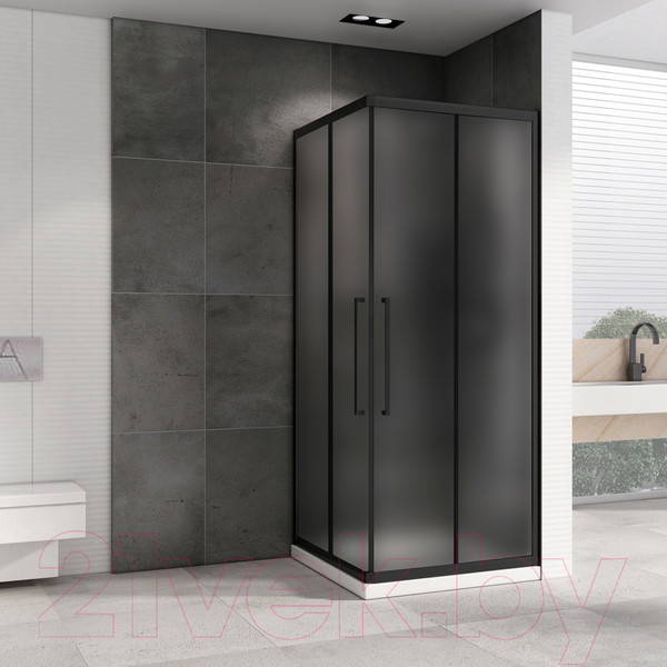 Изображение товара Душевой уголок Abber Schwarzer Diamant AG02100BMH