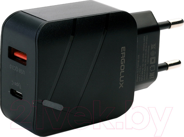 Изображение товара Адаптер питания сетевой Ergolux ELX-РA01QC-C02
