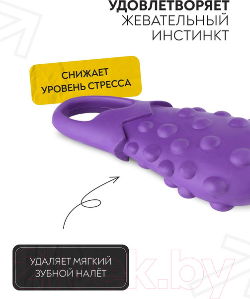 Изображение товара Игрушка для собак Mr. Kranch Баклажан / MKR000170 (с ароматом сливок, фиолетовый)