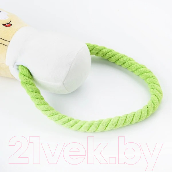 Изображение товара Игрушка для собак Mr. Kranch Шаурма с канатиком и пищалкой / MKR100110