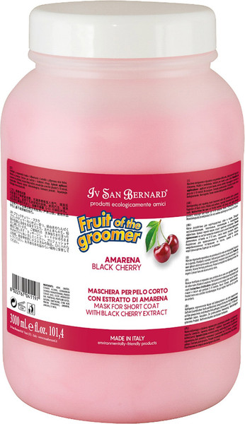 Изображение товара Маска для животных Iv San Bernard Fruit of the Groomer Black Cherry для короткой шерсти (3л)