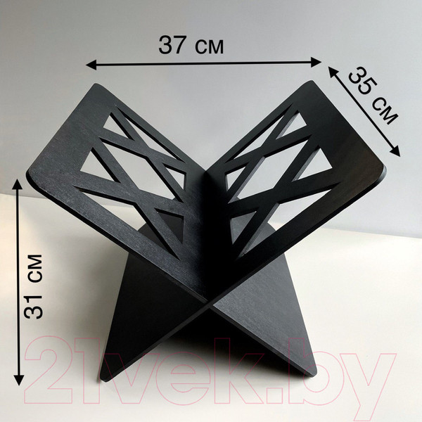 Изображение товара Подставка для сумки ОМурМебель 2Х (черный)