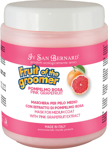 Изображение товара Маска для животных Iv San Bernard Fruit of the Groomer Pink для средней шерсти (1л)