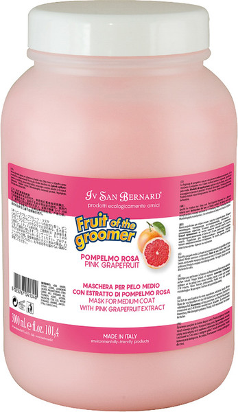 Изображение товара Маска для животных Iv San Bernard Fruit of the Groomer Pink для средней шерсти (3л)