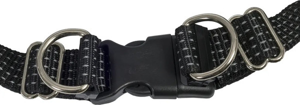 Изображение товара Шлея КАСКАД Премиум / 01225051-07 (светоотражающий, черный)