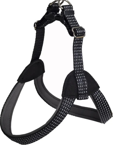 Изображение товара Шлея КАСКАД Премиум / 01225051-07 (светоотражающий, черный)