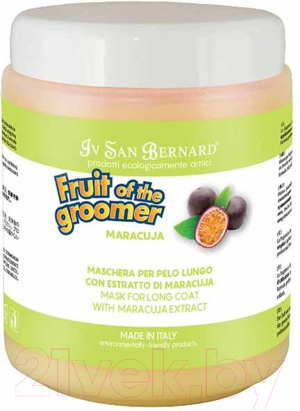Изображение товара Маска для животных Iv San Bernard Fruit Of The Groomer Maracuja для длинной шерсти (1л)