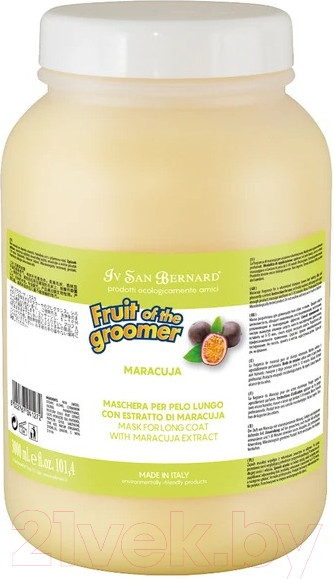 Изображение товара Маска для животных Iv San Bernard Fruit Of The Groomer Maracuja для длинной шерсти (3л)