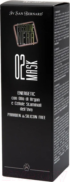 Изображение товара Маска для животных Iv San Bernard Black Passion 02 энергетическая и восстанавливающая (1л)