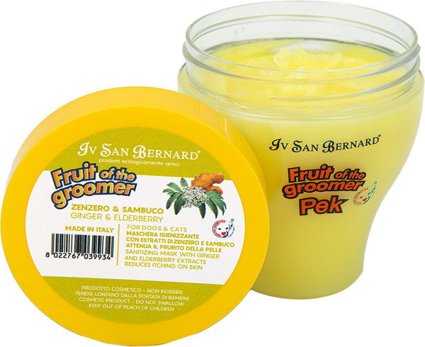 Изображение товара Маска для животных Iv San Bernard Fruit of the Groomer Ginger&Elderbery противовоспалительная (250мл)