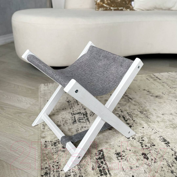 Изображение товара Подставка для сумки ОМурМебель SUN8 (белый/серый)