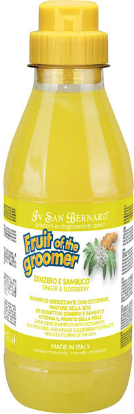 Изображение товара Шампунь для животных Iv San Bernard Fruit of the Groomer Ginger&Elderbery против раздражений (500мл)