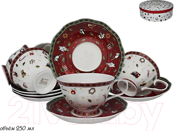 Изображение товара Набор для чая/кофе Lenardi Новогодний 105-593
