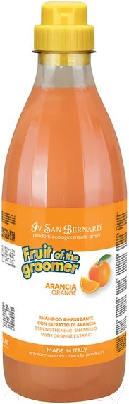 Изображение товара Шампунь для животных Iv San Bernard Fruit Of The Groomer Orange для слабой выпадающей шерсти (1л)