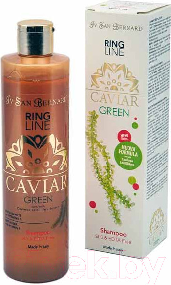 Изображение товара Шампунь для животных Iv San Bernard Green Caviar ревитализирующий без лаурилсульфата натрия (300мл)