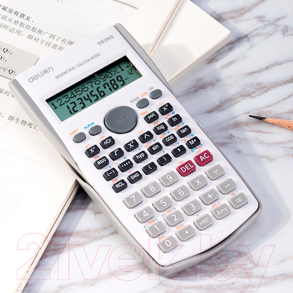Изображение товара Калькулятор Deli Core / D82MS (белый)