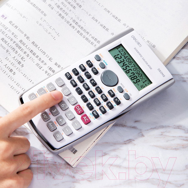 Изображение товара Калькулятор Deli Core / D82MS (белый)