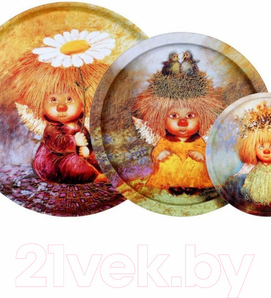 Изображение товара Набор тарелок GALA Ангел семейного счастья / TS015