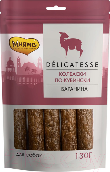 Изображение товара Лакомство для собак Мнямс Колбаски по-кубински / 175161 (130г)