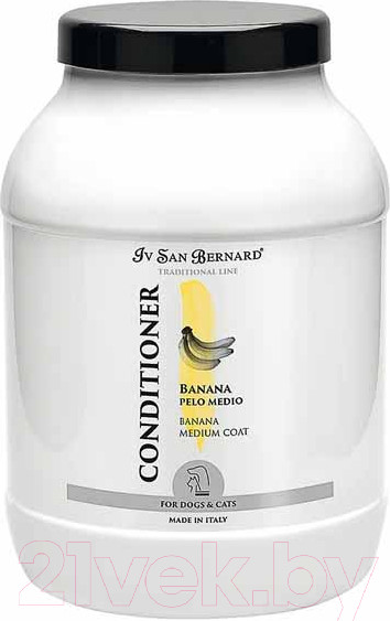 Изображение товара Кондиционер для животных Iv San Bernard Traditional Line Banana для средней шерсти / BALB3000 (3л)