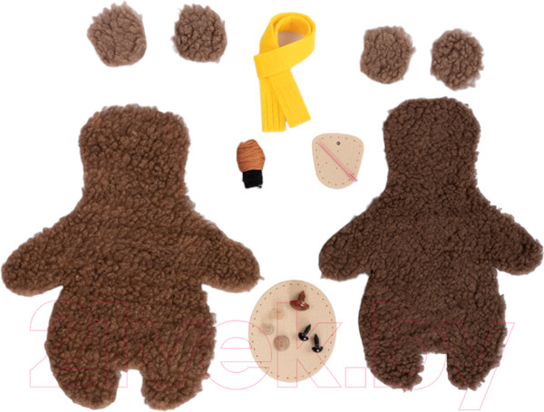 Изображение товара Набор для шитья Десятое королевство Мягкая игрушка из меха Мишка / 05140