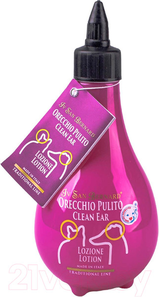 Изображение товара Средство для ухода за ушами животных Iv San Bernard Traditional Line Clean Ear (250мл)