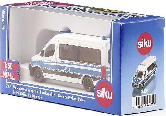 Изображение товара Масштабная модель автомобиля Siku Полицейская Mercedes-Benz Sprinter / 2305