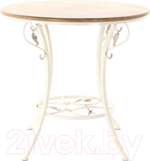 Изображение товара Стол садовый AMC D11 3В1 80x80x76 (бежевый/светлое дерево)