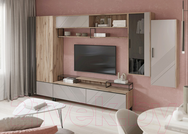 Изображение товара Полка Алисия Кенди мод 12 / АЯ.21.09.12 (дуб альпийский)