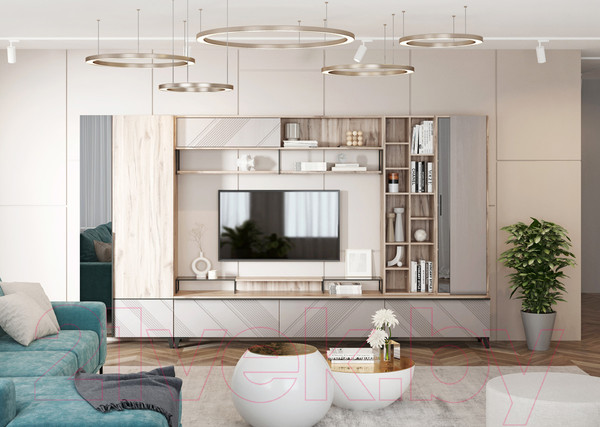 Изображение товара Полка Алисия Кенди мод 12 / АЯ.21.09.12 (дуб альпийский)