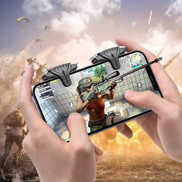 Изображение товара Набор триггеров для смартфона Borofone BG2 (черный/серебристый)