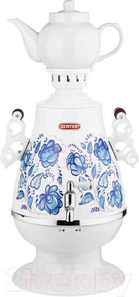 Изображение товара Электросамовар Centek CT-0091 A (белый/рисунок)