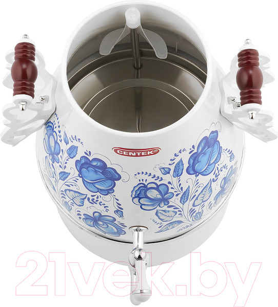Изображение товара Электросамовар Centek CT-0091 A (белый/рисунок)