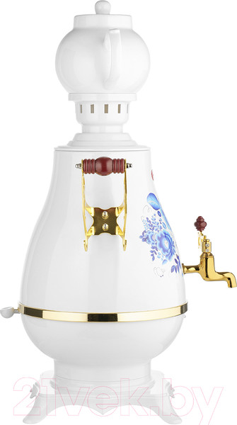 Изображение товара Электросамовар Centek CT-0092 A (белый/рисунок/золото)