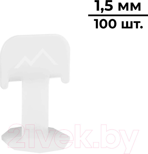 Изображение товара Клипсы для выравнивания плитки TLS-Profi Smart 1.5мм / TLSZA022023 (100шт)