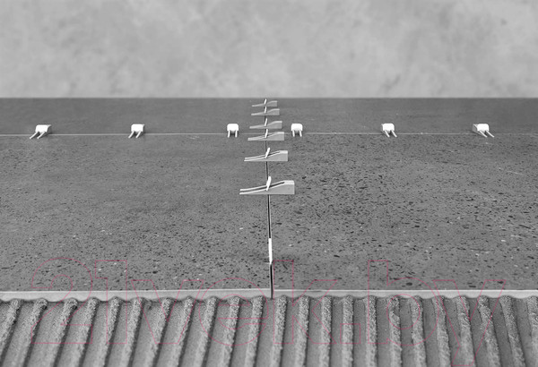 Изображение товара Клипсы для выравнивания плитки TLS-Profi Smart 1.5мм / TLSZA022023 (100шт)