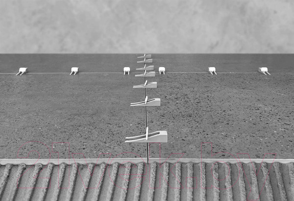 Изображение товара Клипсы для выравнивания плитки TLS-Profi Smart 1.5мм / TLSZA022023 (100шт)