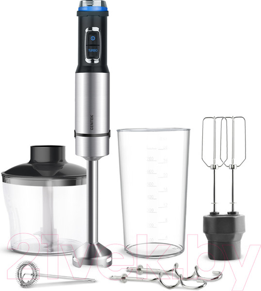Изображение товара Блендер погружной Centek CT-1311 (черный/сталь)