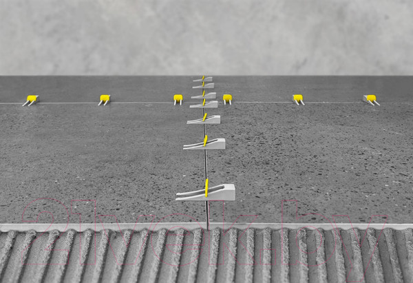 Изображение товара Клинья для выравнивания плитки TLS-Profi Smart Клин / TLSZA032023 (100шт)