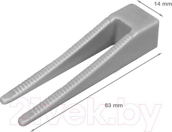 Изображение товара Клинья для выравнивания плитки TLS-Profi Smart Клин / TLSZA032023 (100шт)