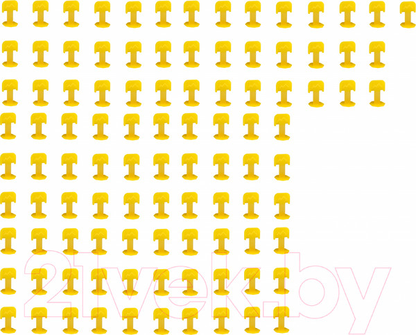 Изображение товара Клипсы для выравнивания плитки TLS-Profi Smart 1мм / TLSZA012023 (100шт)